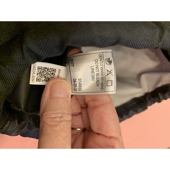 Adidas Limited Edition Three Stripe Backpack Drawstring Tote Pink/Blk Logo Hike - Picture 10 of 11